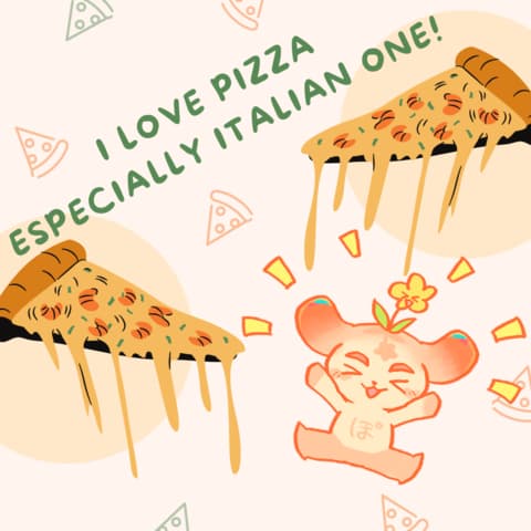 ピザ大好き